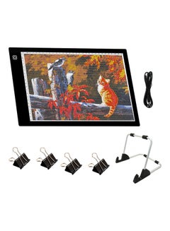A4 Size Tracing LED Light Pad Set White/Black