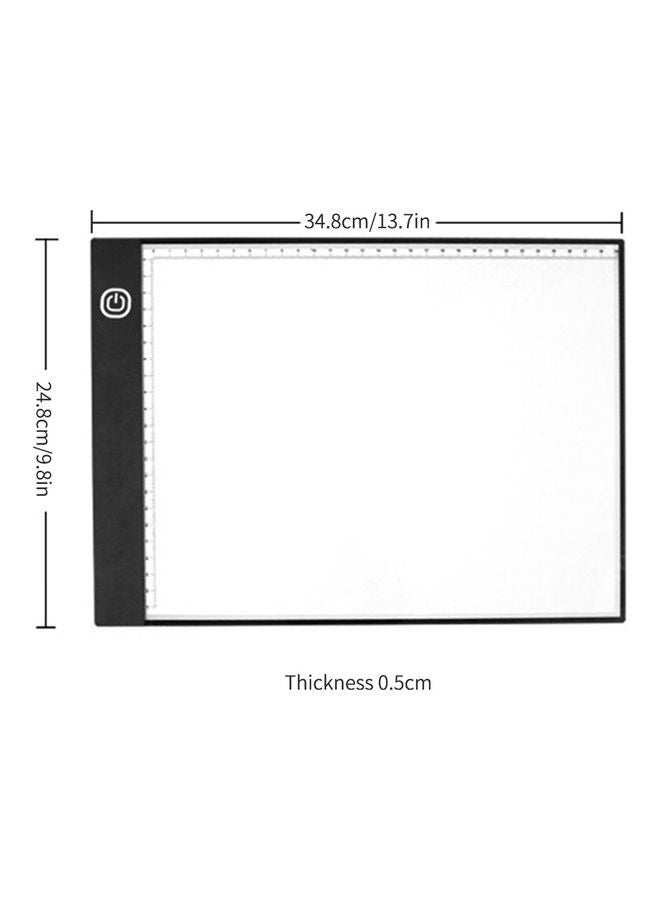 Generic - A4 Size Tracing LED Light Pad Set White/Black - Image 1