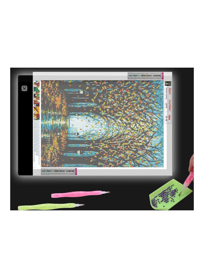 Generic - A4 Size Tracing LED Light Pad Set White/Black - Image 1