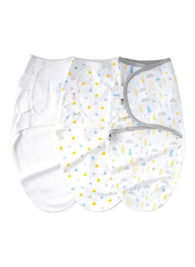insular - 3-Piece Soft Cotton Infant Sleeping Baby Swaddle Wrap M6 - Image 1