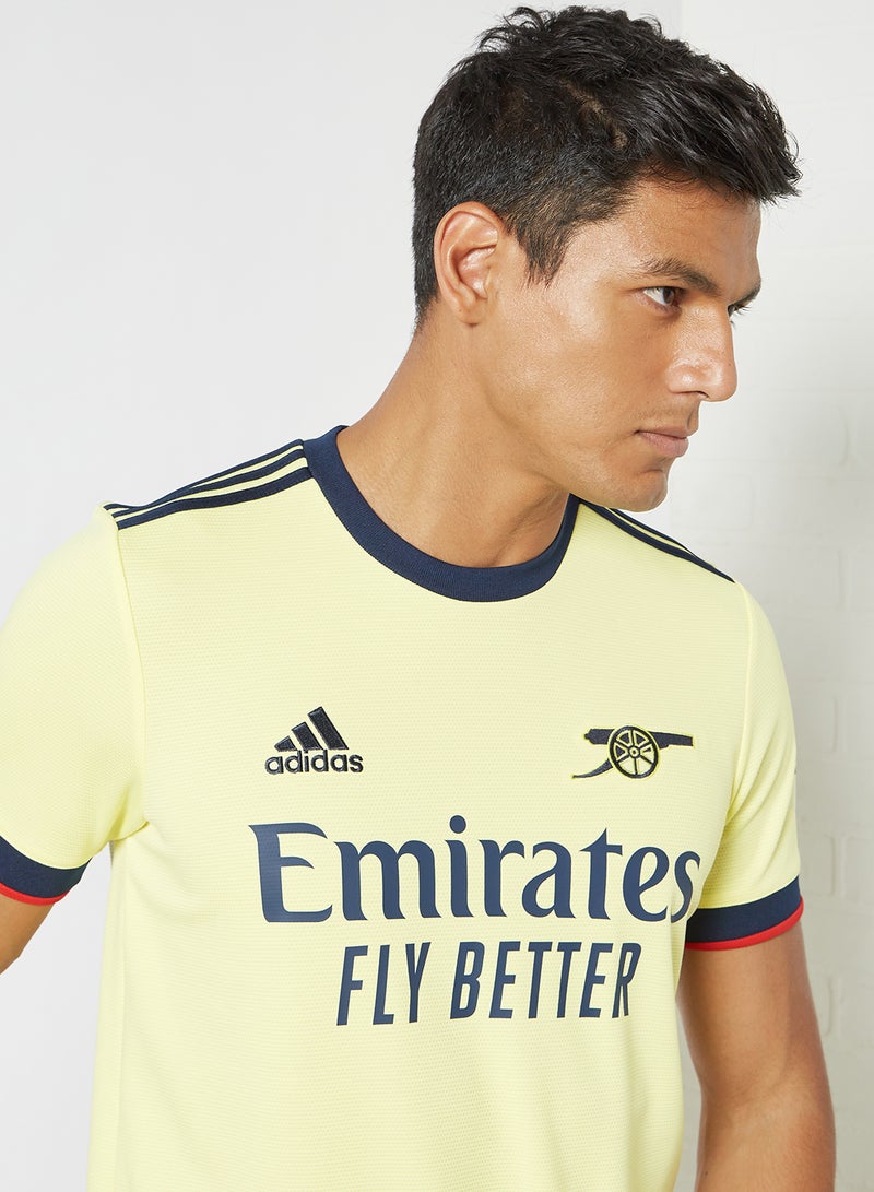Adidas - Arsenal 21/22 Away Football Jersey Yellow - Image 1