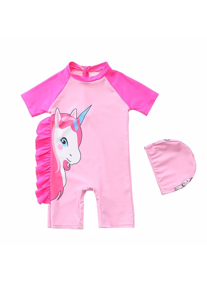XiuWoo - Cute Swimwear With Cap 90cm - Image 1