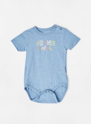 Baby Slogan Bodysuit Blue - v1625969241/N46173401V_1