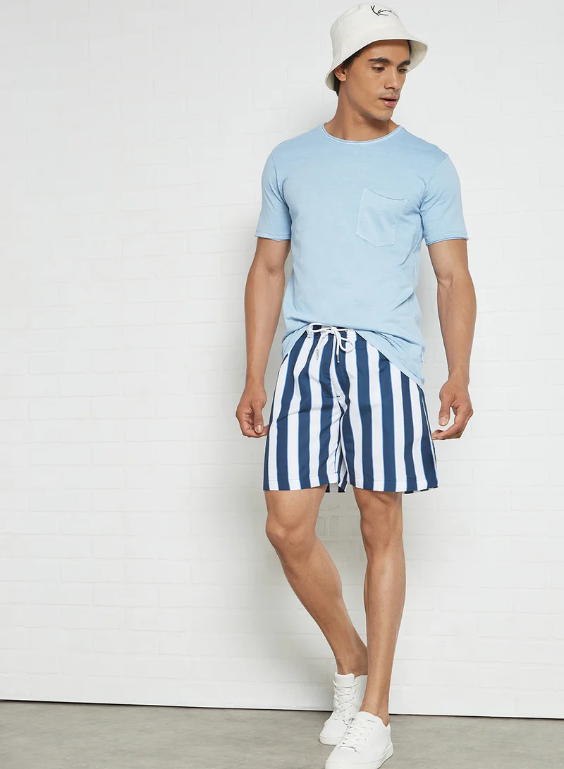 LINDBERGH Stripe Print Shorts Multicolour