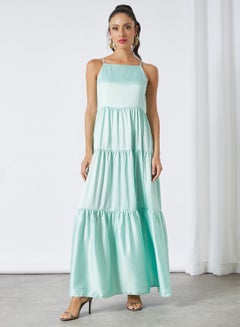 Sivvi x D'Atelier Tiered Maxi Dress Green  - Image 1