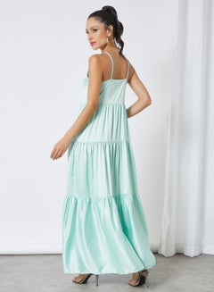 Sivvi x D'Atelier Tiered Maxi Dress Green  - Image 4