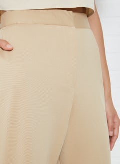 Sivvi x D'Atelier Straight Fit Trousers Beige  - Image 4