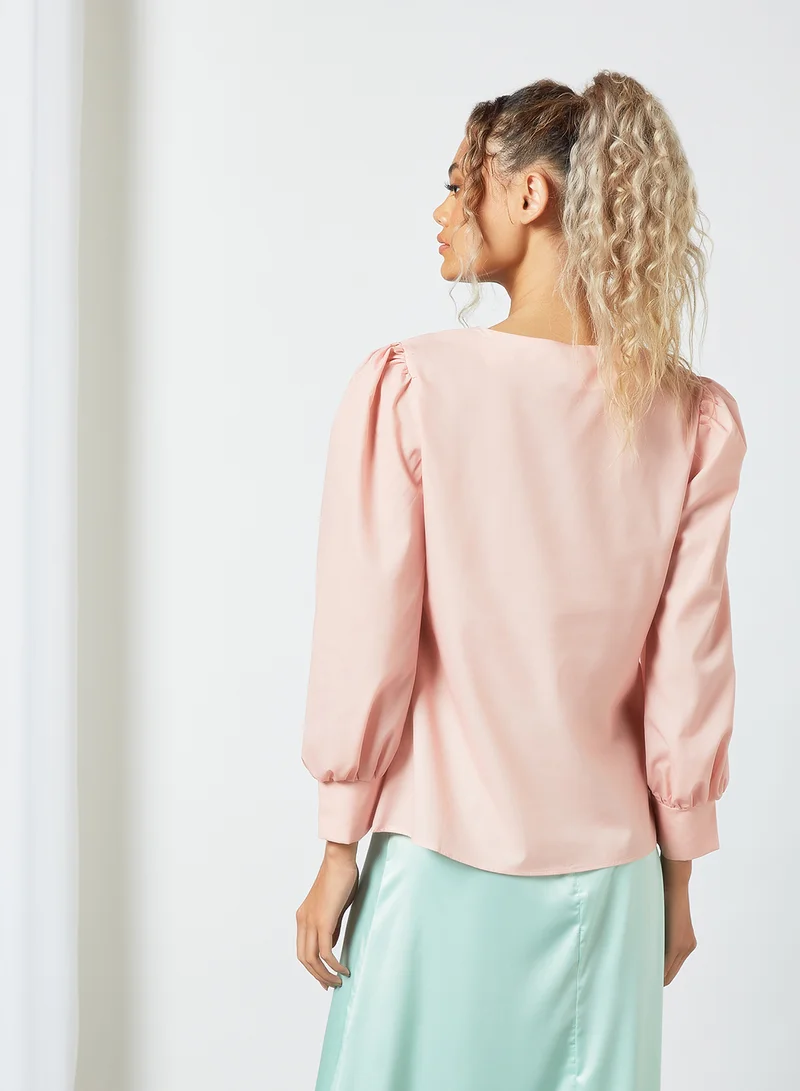 Sivvi x GenM Square Neck Blouse