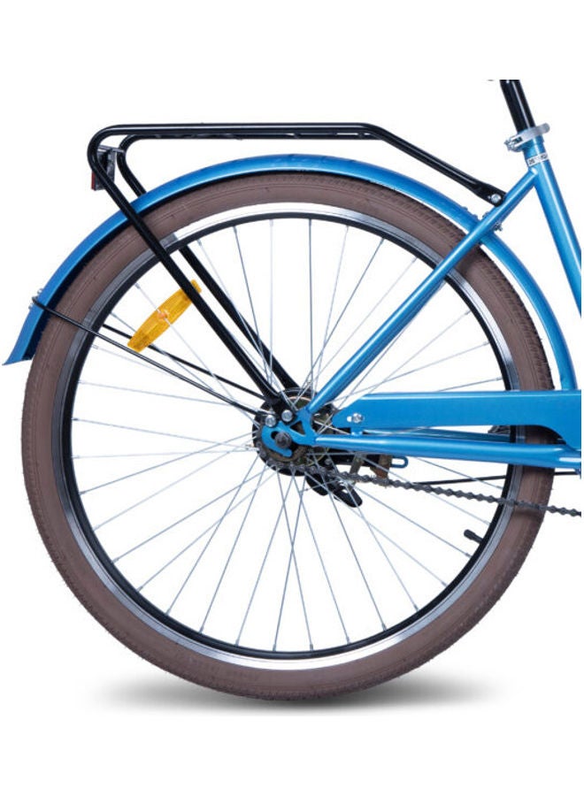 MOGOO Florida 24-Inch Comfort Cruiser Bike | 24-Inch Wheel Size | For Women | Single Speed | Blue Color 24inch - Image 4