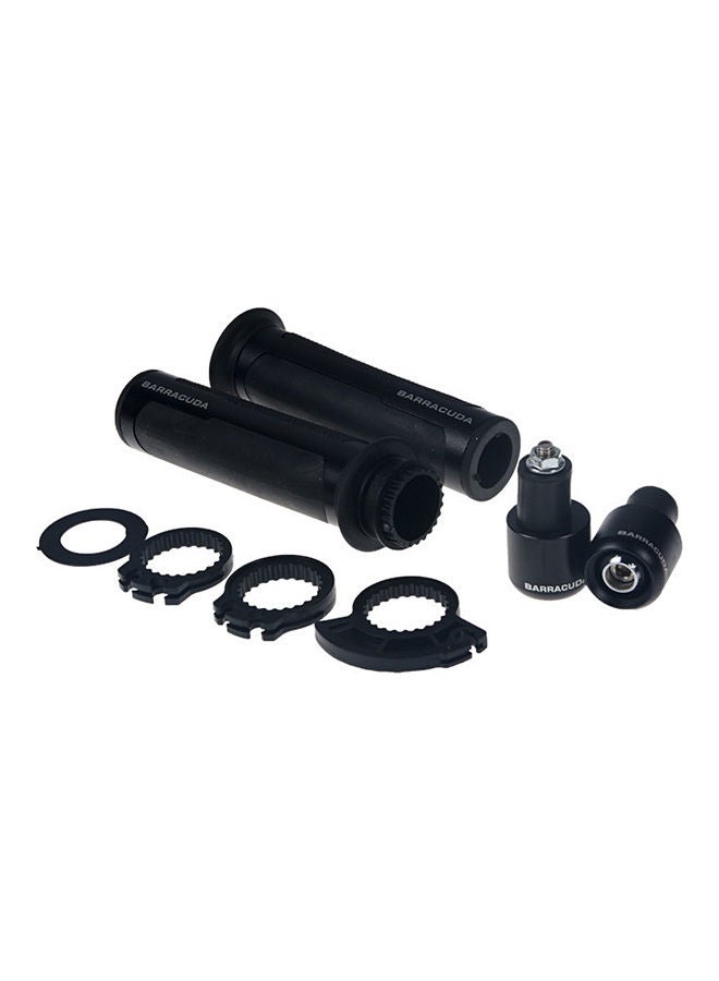 Generic 2-Piece Street Racing Aluminum Motorcycle Handlebar Grips  - Image 1