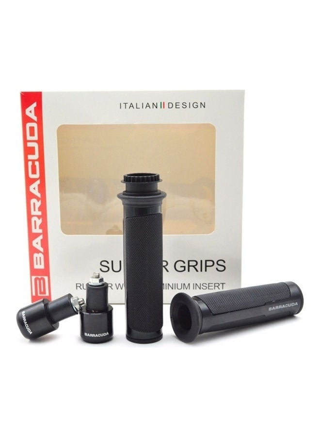Generic 2-Piece Street Racing Aluminum Motorcycle Handlebar Grips  - Image 3