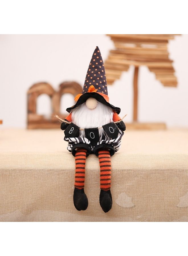 Halloween Gnome Plush Decoration Faceless Doll Multicolour
