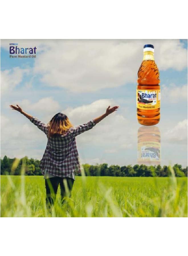 Bharat Pure Mustard Oil 200ml - Image 4