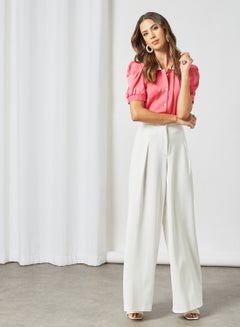 Sivvi x GenM Contrast Collar Top Pink  - Image 3