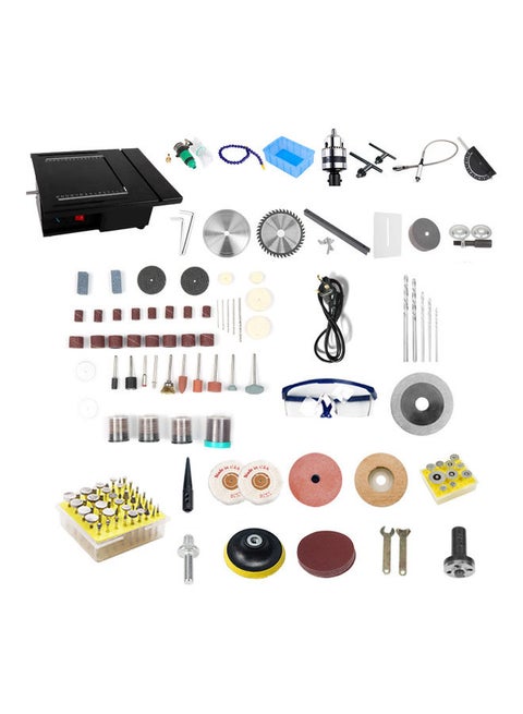 1800W Mini Table Saw Set Multicolour