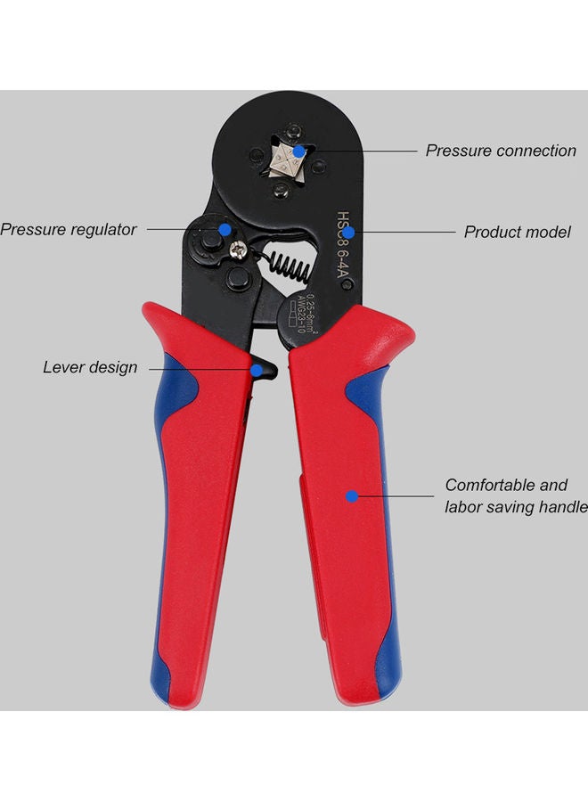 6-4A Wire Crimpers Red  - Image 2