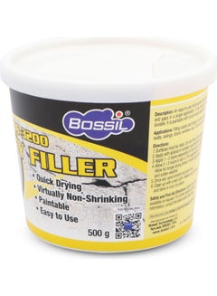 Bossil All-Purpose Putty Filler White 500grams  - Image 2