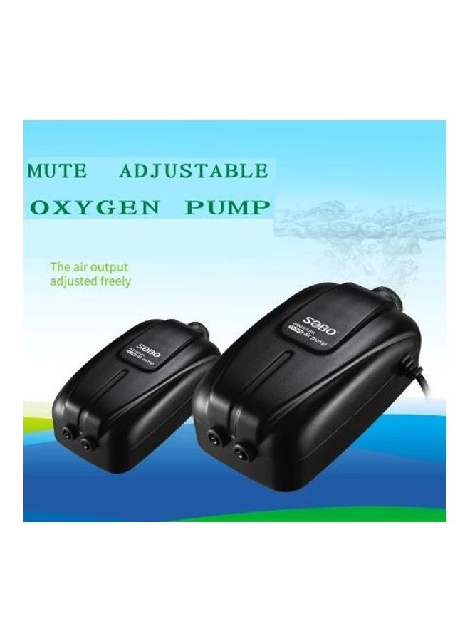 SOBO Mute Oxygen Increasing Pump For Fish Tank Black - Image 2