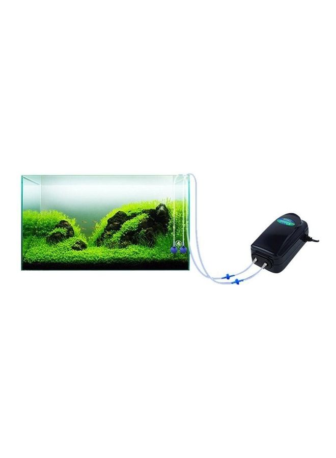 SOBO Adjustable Flow Silent Aquarium Air Pump Black - Image 3