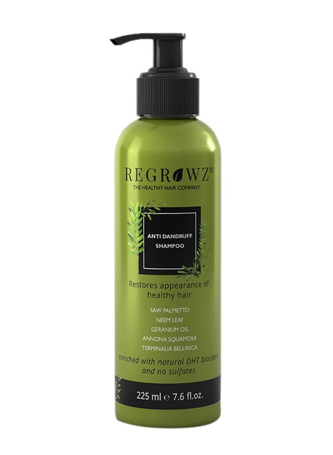 Regrowz Anti Dandruff Shampoo Green 255ml - Image 1