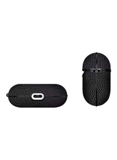 Generic Silicone Protective Case Cover For Apple AirPods Pro With Carabiner Black  - Image 4
