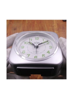 CASIO Square Shape Analog Alarm Clock Silver 3 x 8 x 8cm  - Image 5