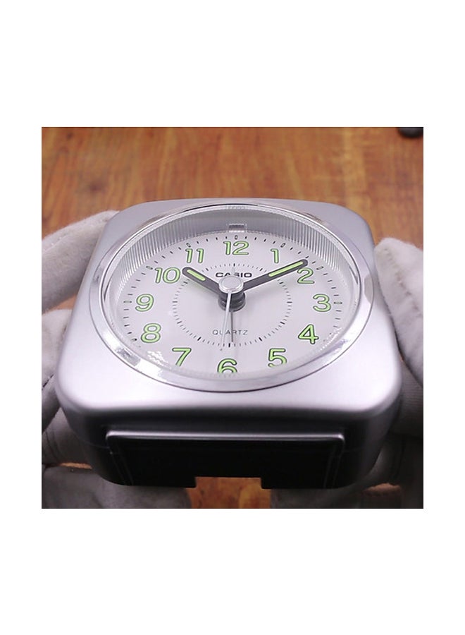 CASIO Square Shape Analog Alarm Clock Silver 3 x 8 x 8cm - Image 5