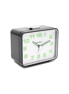 CASIO Table Analog Alarm Clock Black/Silver 10.7x9x6cm  - Image 3