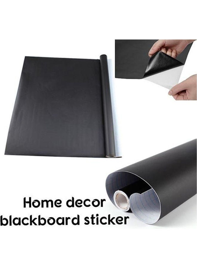 Wall Stickers Chalkboard Stickers Blackboard For Kids Room Black 200 x 60cm - Image 2