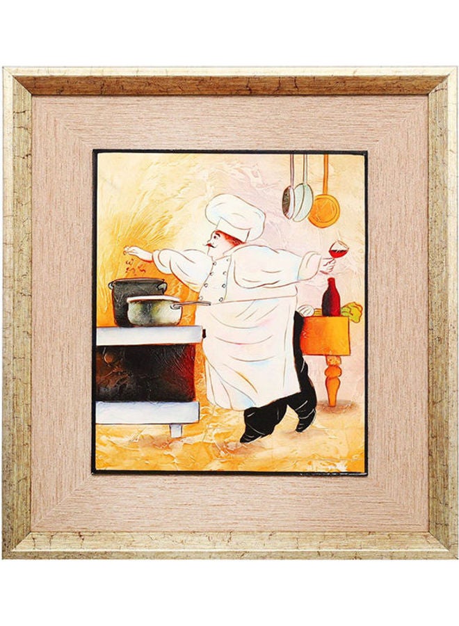 Wooden Tableau Modern And Lovely Kitchen Paintings Multicolour 38 x 32cm