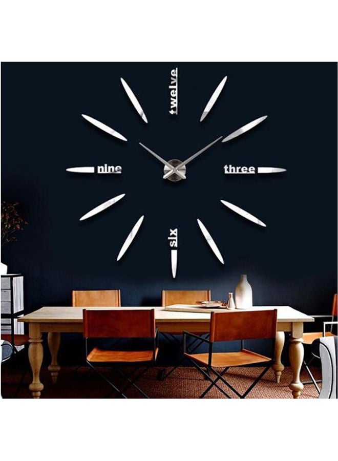 أوهو ساعة حائط كبيرة ثلاثية الأبعاد بعقارب متعدد الألوان - Image 1