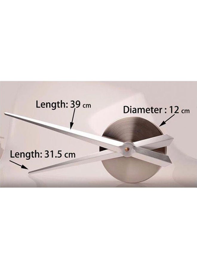 أوهو ساعة حائط كبيرة ثلاثية الأبعاد بعقارب متعدد الألوان - Image 2