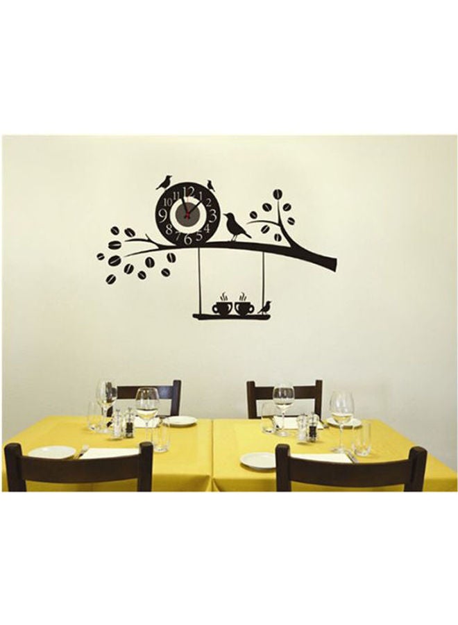 Owl Wall Clock 3D Diy Wall Sticker Cartoon Bird Style Vinyl Real Clocks Home Decor Children Gift Multicolour - Image 1