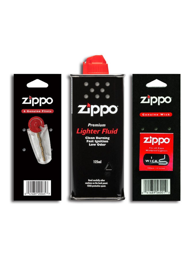 Zippo - Lighter Fluid 6 Flints And Wick Set - Image 1