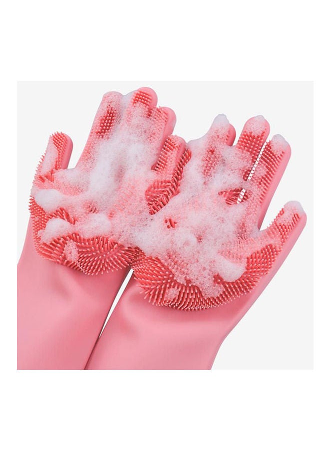 Magic Silicone Gloves Heat Resistant Orange  - Image 2