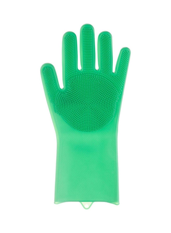 Silicone Cleaning Gloves Green