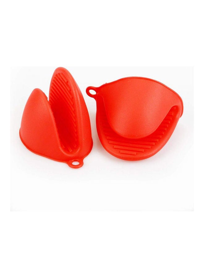 Silicone Oven Glove Holder Red - Image 1