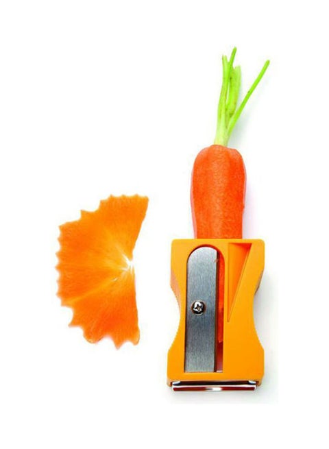 Spiral Carrot Grater Sharpener Orange