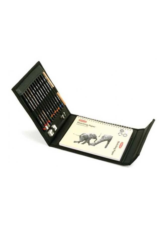 Derwent Sketching Wallet Black  - Image 2