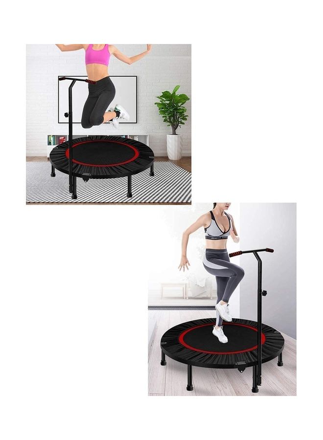 Max Strength Fitness Folding Trampoline With Handle 90x45x12cm  - Image 2