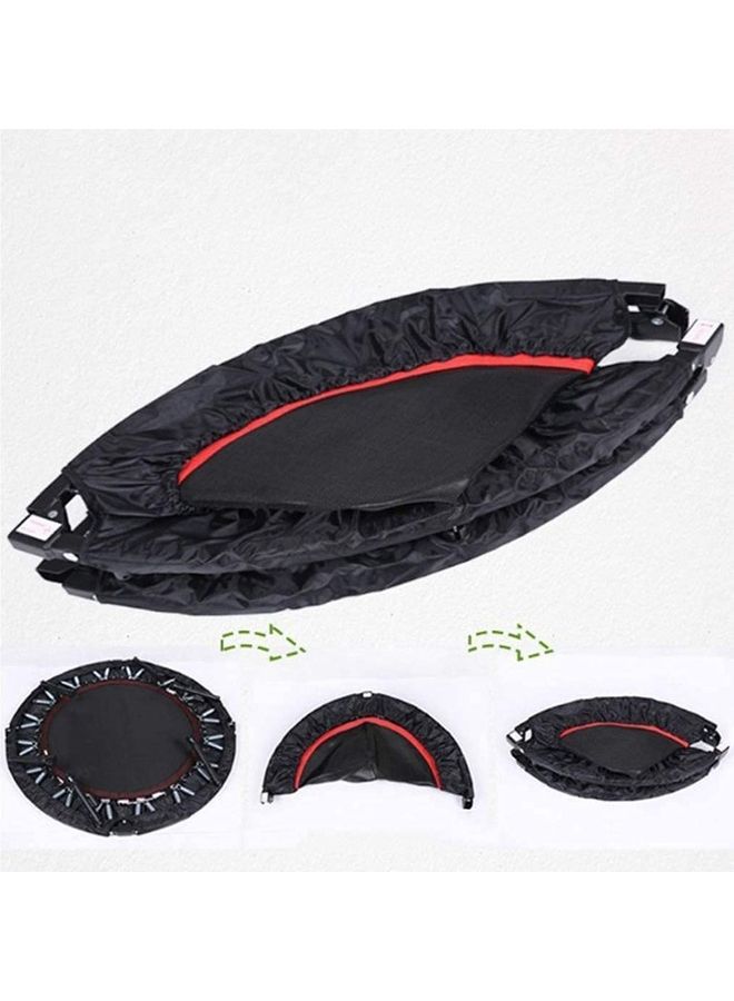 Max Strength Fitness Folding Trampoline With Handle 90x45x12cm  - Image 3