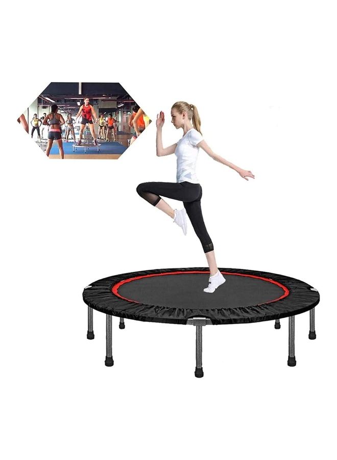 Max Strength Folding Adult Trampoline Mini Fitness 106.68cm - Image 1