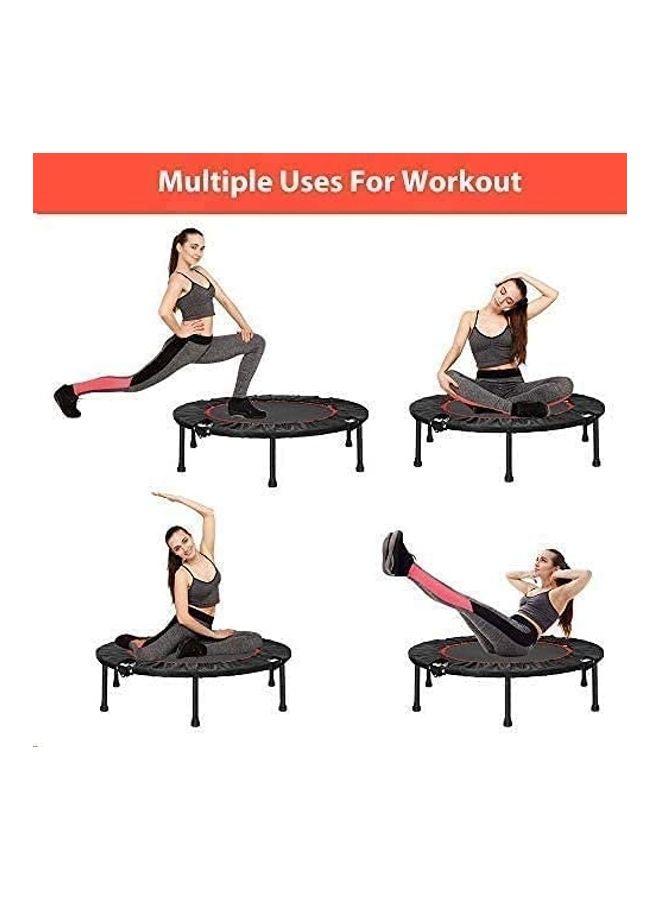 Max Strength Folding Adult Trampoline Mini Fitness 106.68cm - Image 2