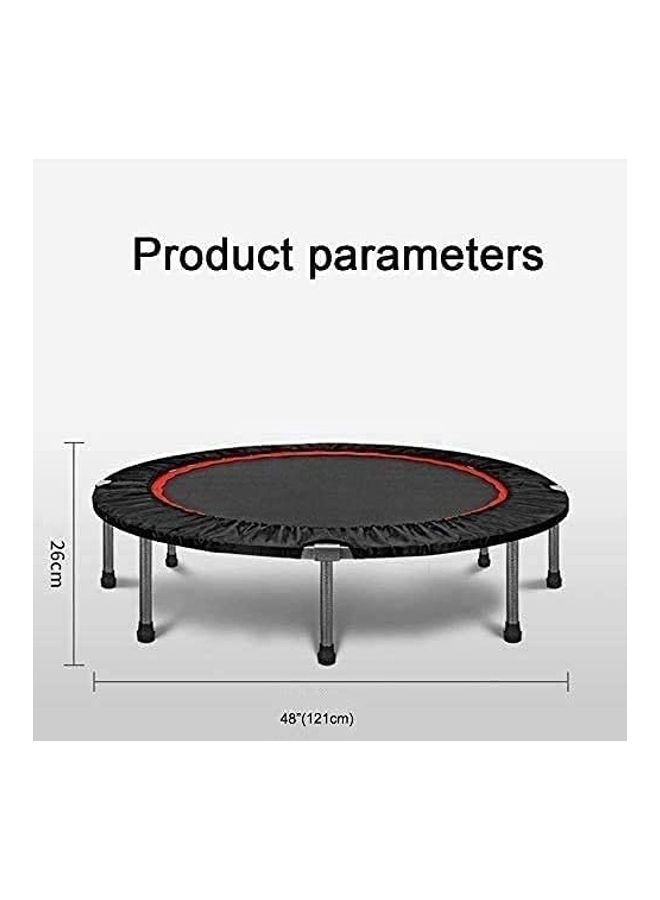 Max Strength Mini Fitness Folding Trampoline 121X26cm - Image 1