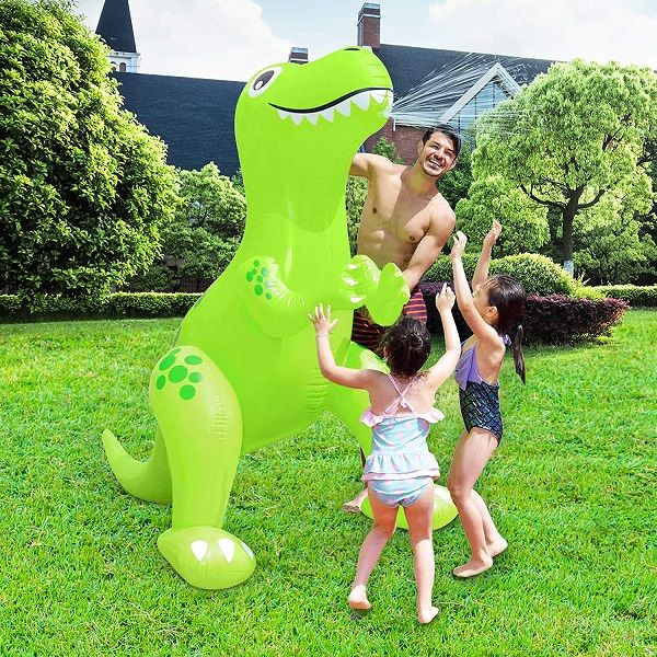 Jilong Sun Club Inflatable Dinosaur Water Sprayer 2.08X1.25X1.88meter  - Image 2