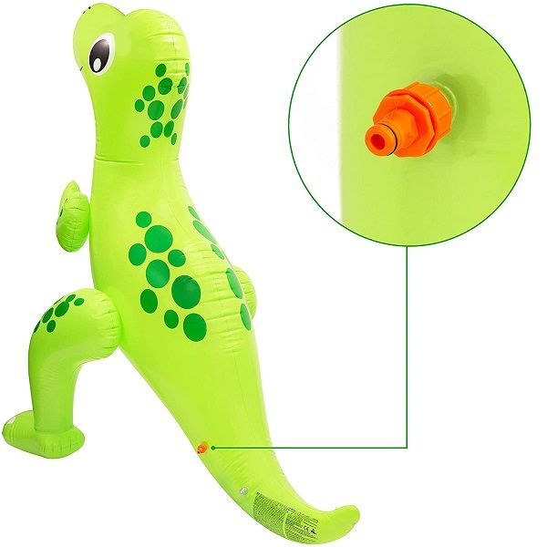 Jilong Sun Club Inflatable Dinosaur Water Sprayer 2.08X1.25X1.88meter  - Image 4