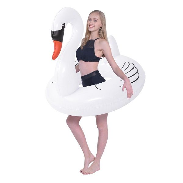 Jilong Giant Animal Swim Ring Swan 115cm  - Image 2