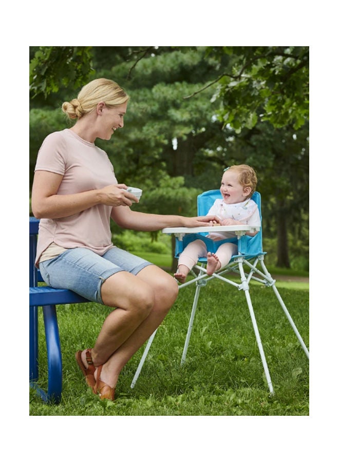 Regalo Portable High Chair With Tray - 6-36M+  - Image 3