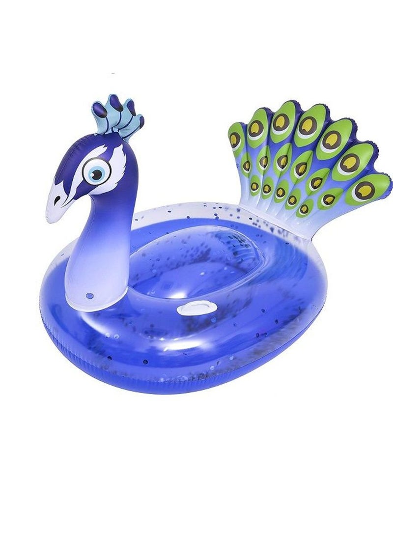 Jilong - Glitter Peacock Inflatable Float 145X94X94cm - Image 1
