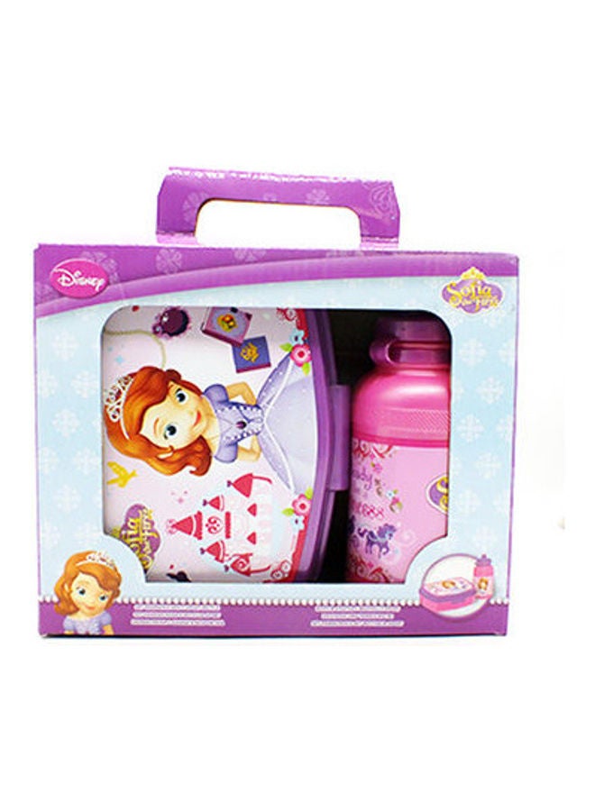 Sofia Lunch Box And Water Bottle For Kids